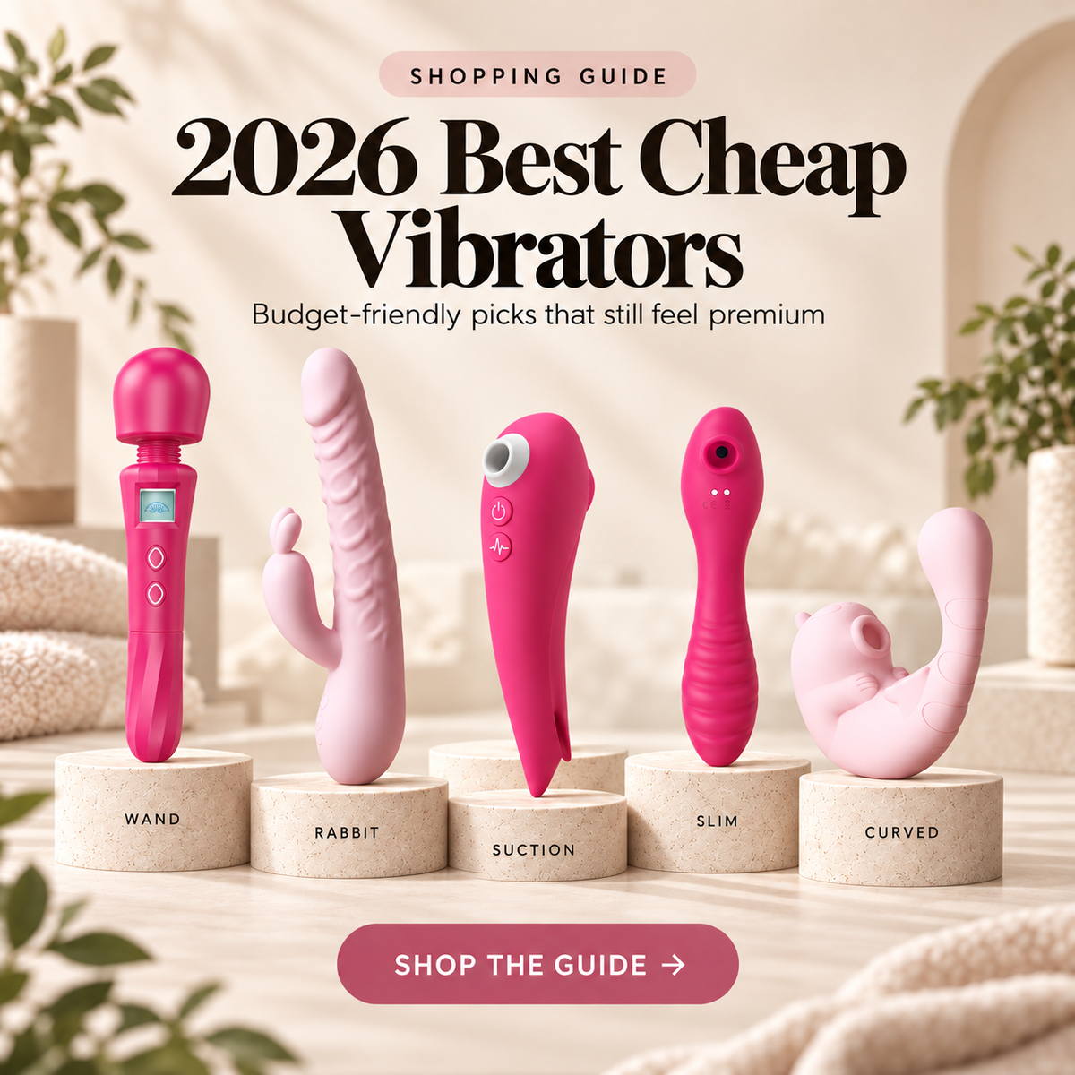 2026 cheap vibrators shopping guide with five budget-friendly vibrator styles