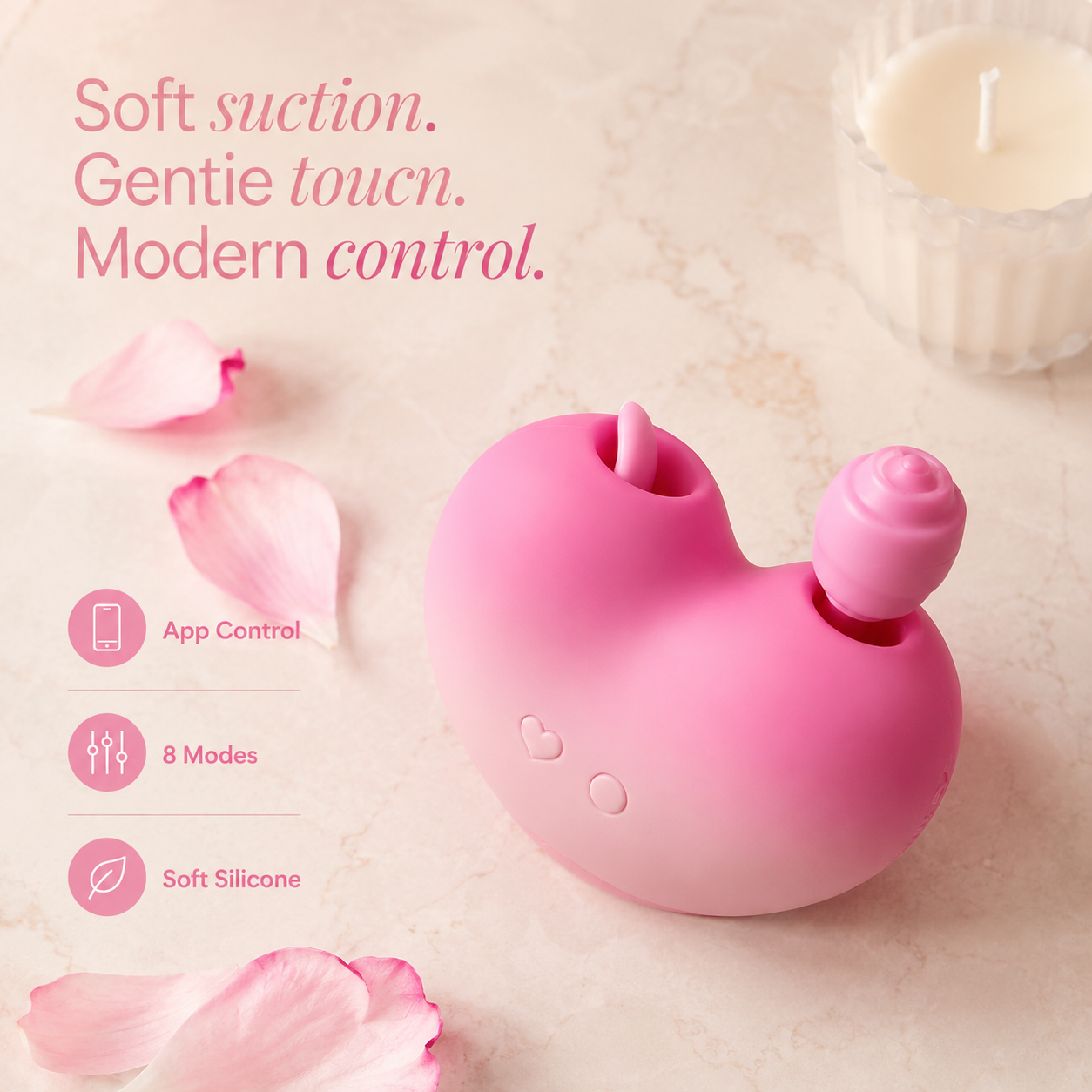 Wearable clitoral vibrator for focused external stimulation