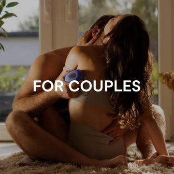 Couple enjoying intimacy with a toy, showcasing the collection titled For Couples.