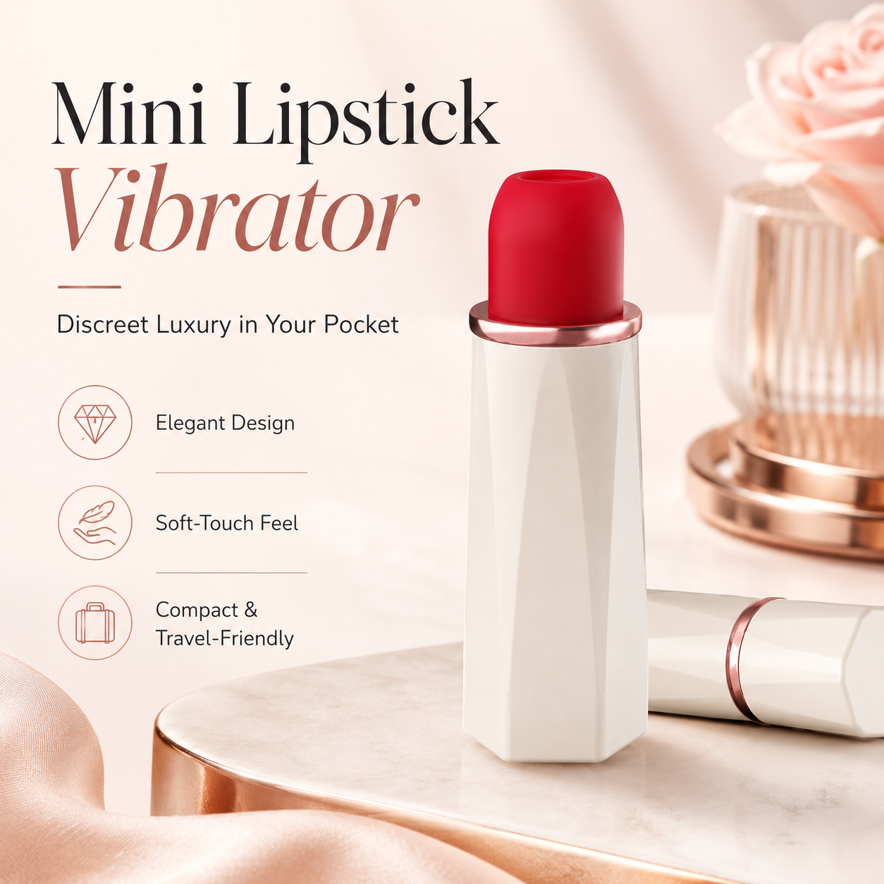 Quiet mini vibrators for discreet intimate wellness