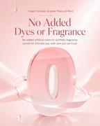 Peach Water-Based Personal Lubricant clean formula - No added dyes, fragrance, hormones, alcohol or mineral oil