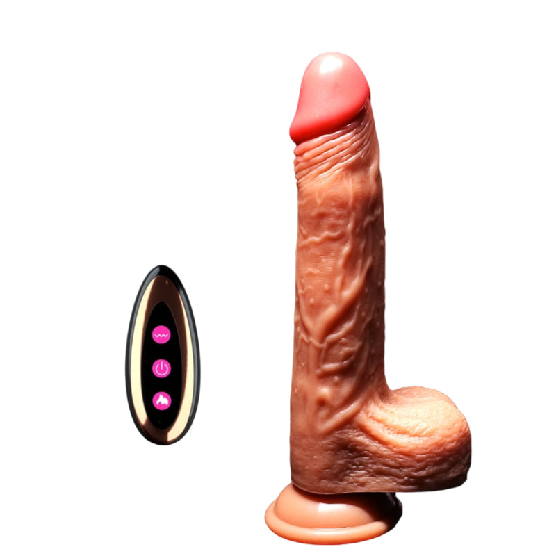8-inch dildo display image-Wriggling Dildo