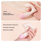 App Controlled Thrusting Wearable Vibrator with whisper-quiet operation and water-resistant design for seamless use.