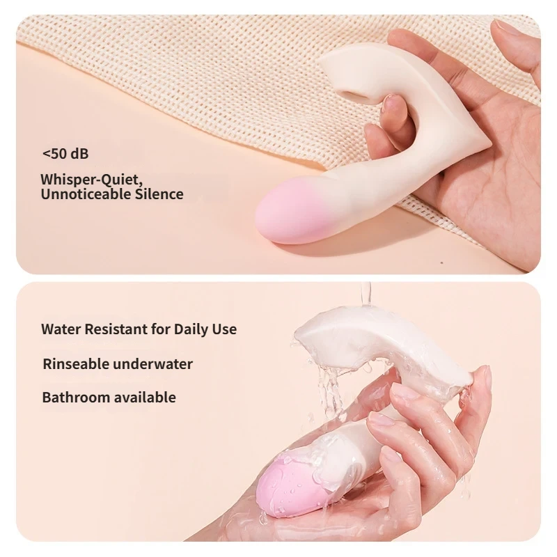 App Controlled Thrusting Wearable Vibrator with whisper-quiet operation and water-resistant design for seamless use.