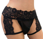 Best-selling men's lace three-piece lingerie