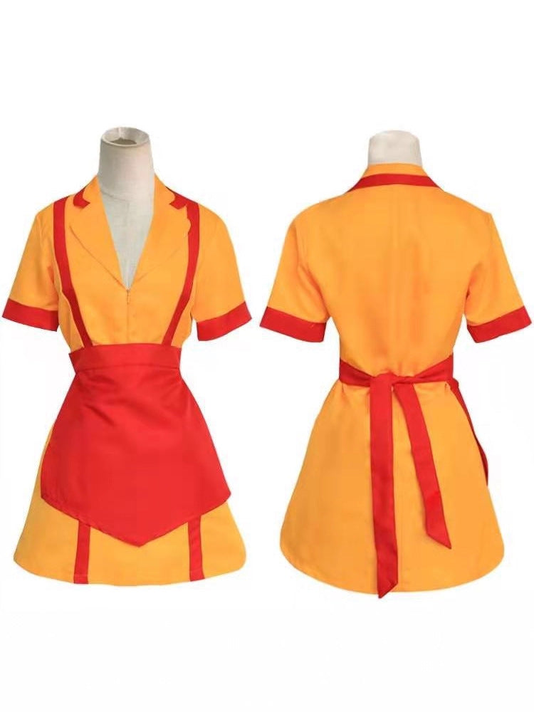 Women’s Sexy Diner Waitress Costume – Halloween Cosplay Lingerie