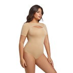 Women’s Sexy Short-Sleeve Bodysuit – Bodycon Lingerie One-Piece
