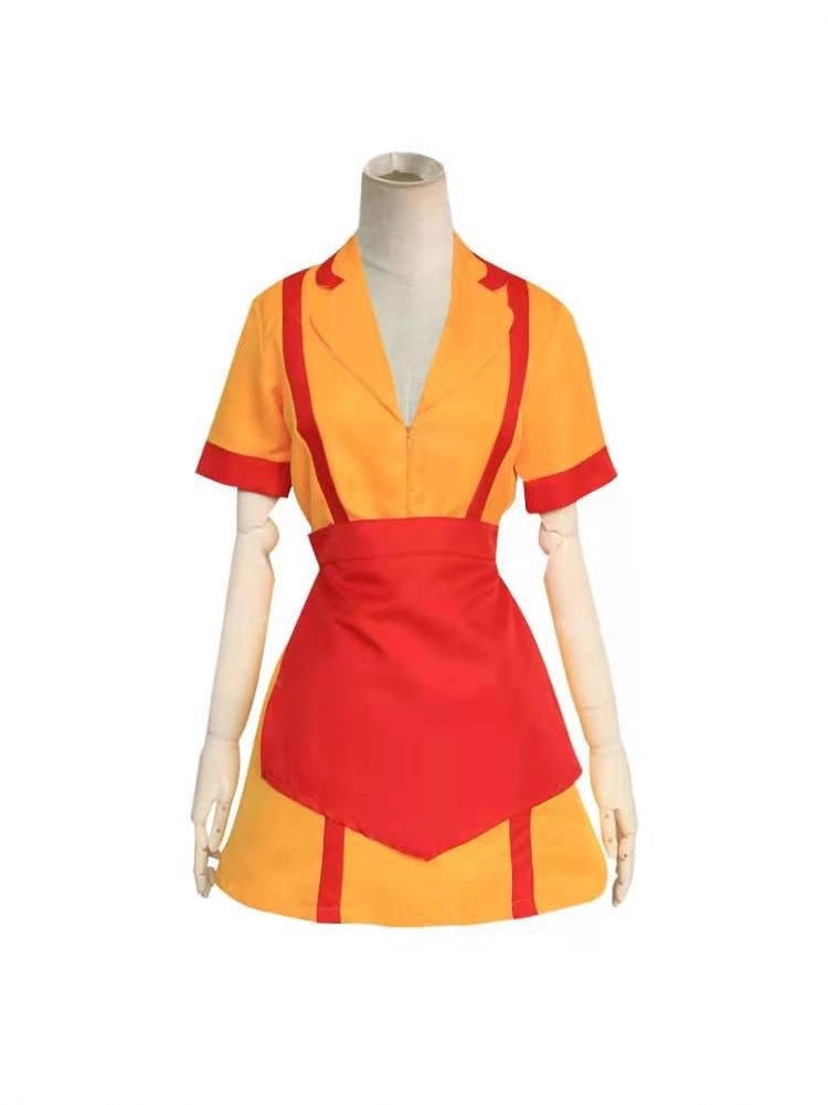 Women’s Sexy Diner Waitress Costume – Halloween Cosplay Lingerie