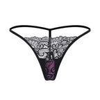 Hot Lace Panty Thong with Hidden Wearable Vibe Pocket