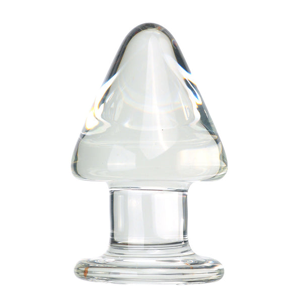 Giant Head Glass Anal Plug for Anal Training  Dilation