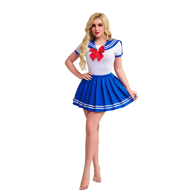Women’s Plus-Size Sexy Sailor Bodysuit – Anime Cosplay Lingerie