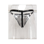 Men’s Strappy Mesh Thong with Contoured Pouch & Ring Details
