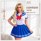 Women’s Plus-Size Sexy Sailor Bodysuit – Anime Cosplay Lingerie