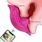 Octopus Wearable Clitoral Panty Vibrator with App & Remote