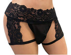 Best-selling men's lace three-piece lingerie