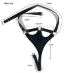 Men’s Strappy Mesh Thong with Contoured Pouch & Ring Details