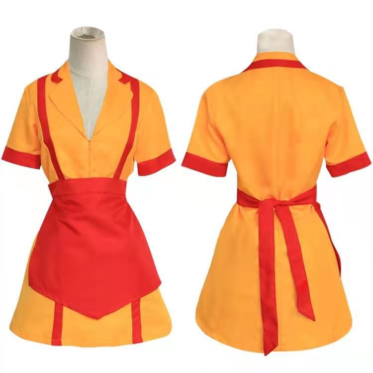 Women’s Sexy Diner Waitress Costume – Halloween Cosplay Lingerie
