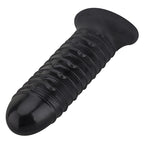 The interior of the sleeve features stimulating ribs and nodules.-Penis Sleeve Extender