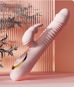 Extendable Warm G-spot Rabbit Vibrator- Dual Motors