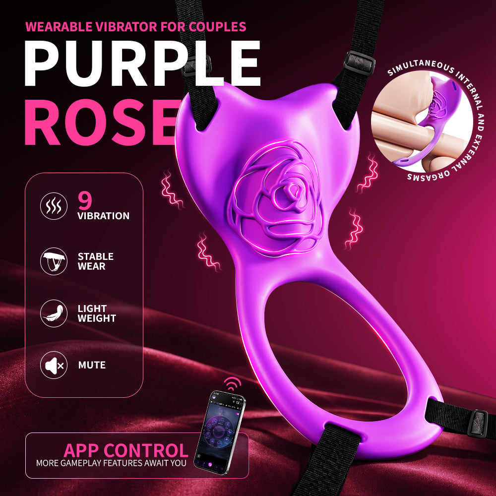 2-in-1 Wearable Panty Vibrator & Cock Ring with App Control
