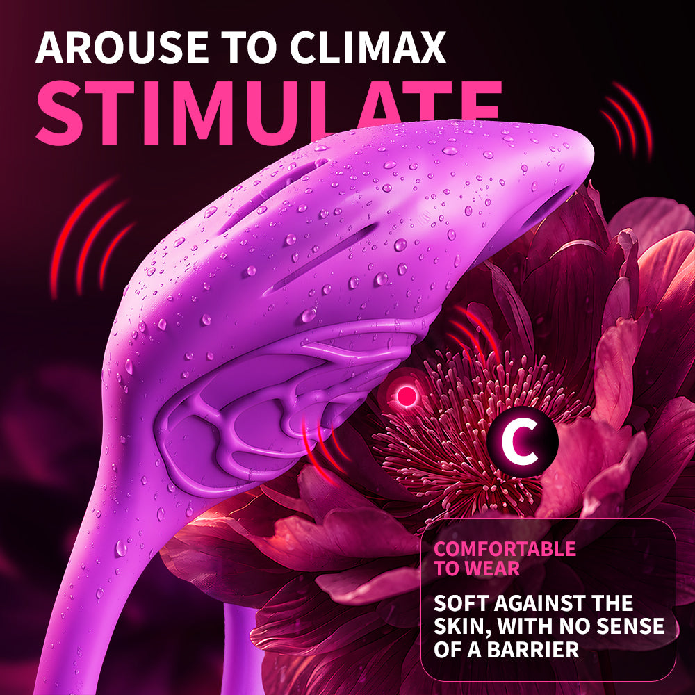 2-in-1 Wearable Panty Vibrator & Cock Ring with App Control