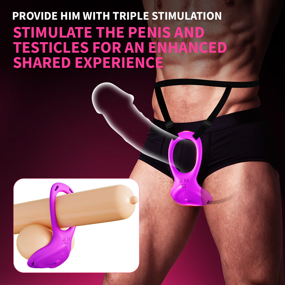 2-in-1 Wearable Panty Vibrator & Cock Ring with App Control
