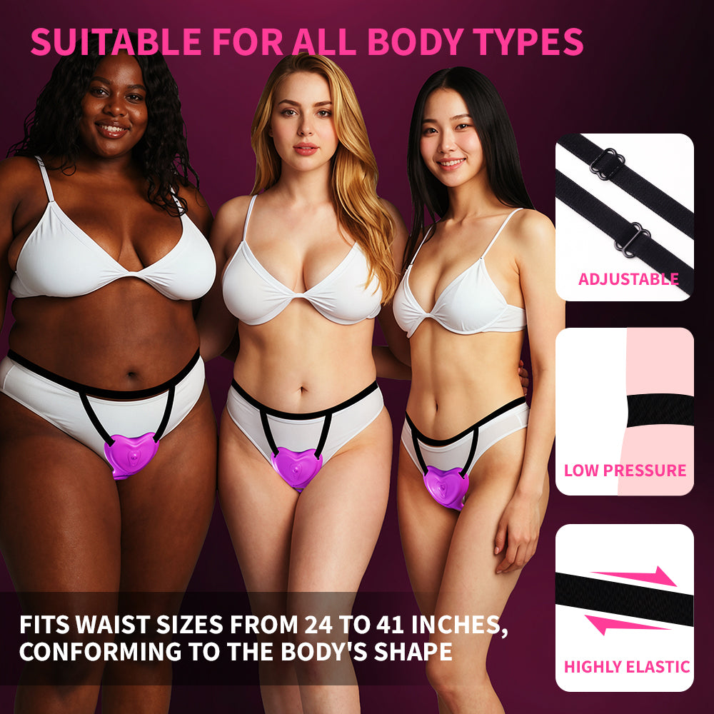 2-in-1 Wearable Panty Vibrator & Cock Ring with App Control