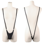 Men's Adjustable Harness G-String Set shown on a mannequin, highlighting adjustable straps and customizable fit.