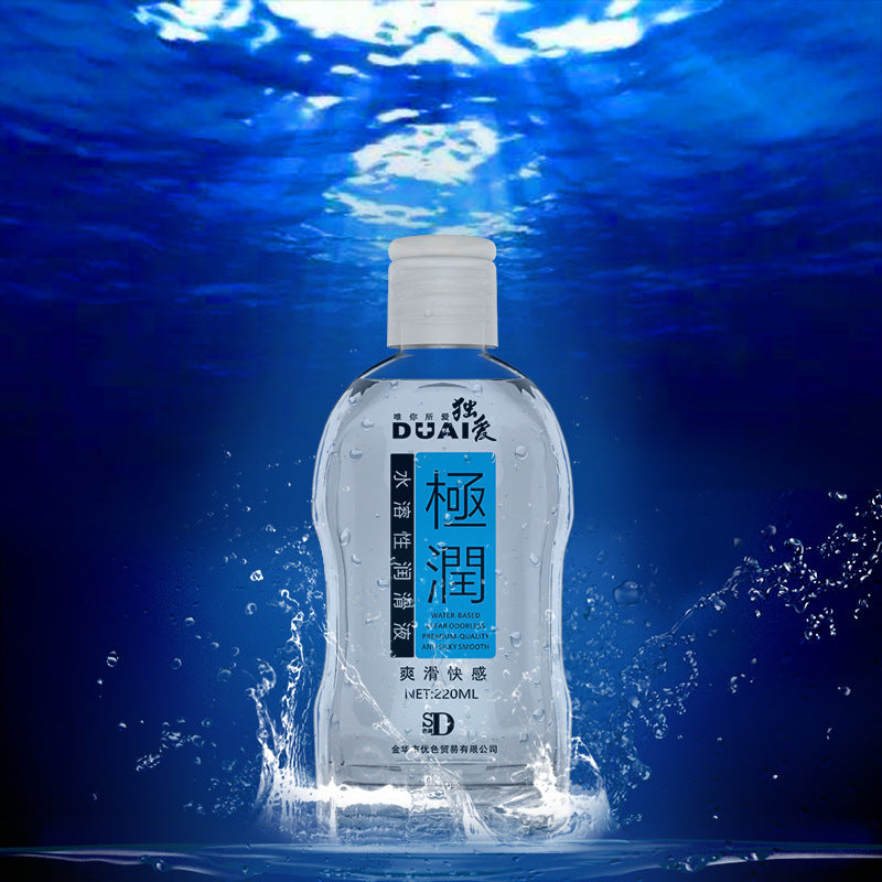Water-Based Warming and Cooling Lubricant 220ml bottle for couples, enhancing pleasure and intimacy.