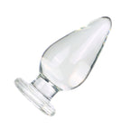 Giant Head Glass Anal Plug for Anal Training  Dilation for men:size XXL detail