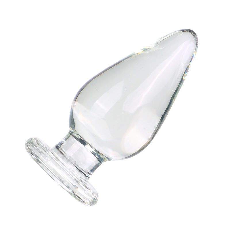 Giant Head Glass Anal Plug for Anal Training  Dilation for men:size XXL detail