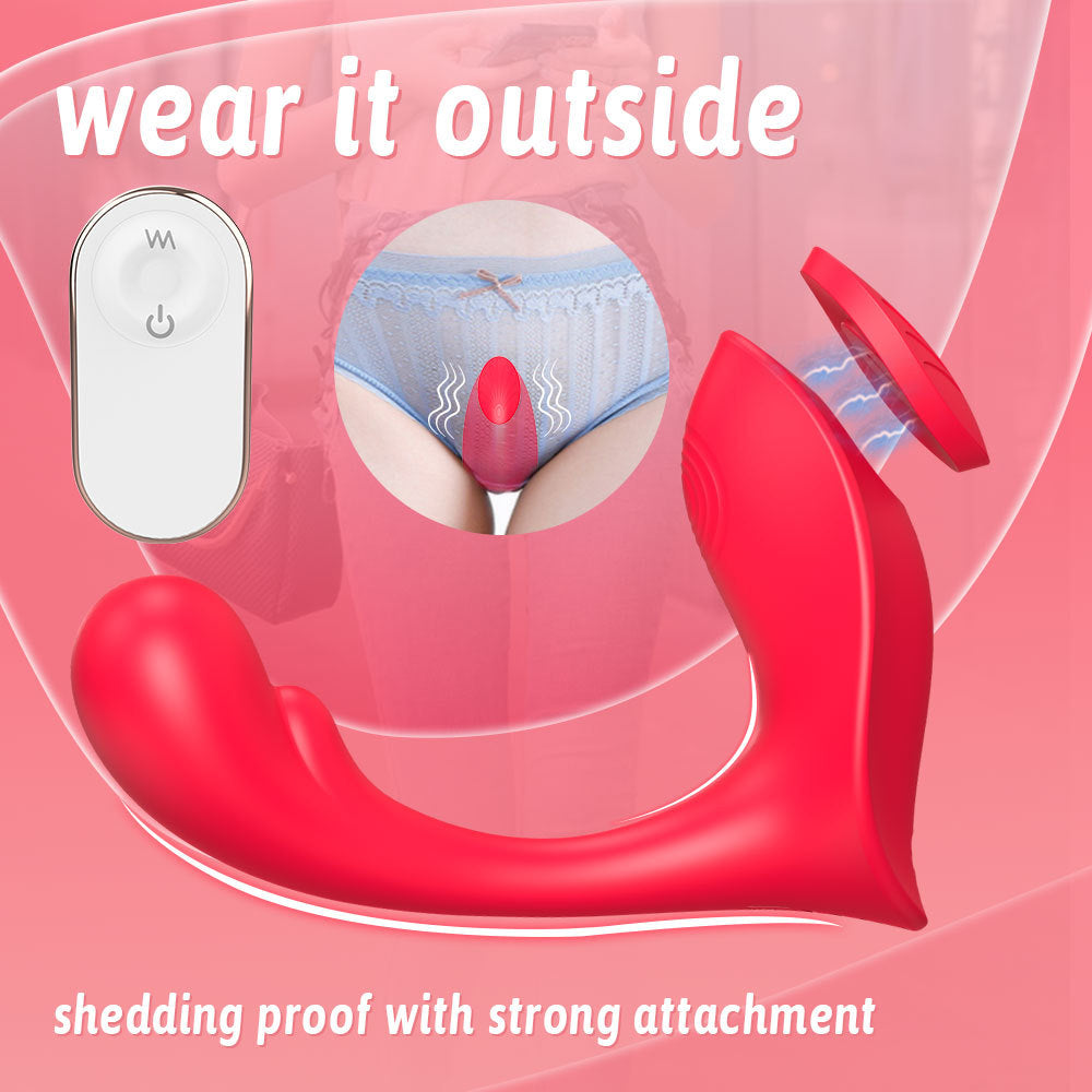Remote Control Magnetic Lay-on G-Spot Vibrator-can wear it