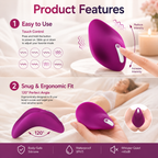 Wearable Clitoral Vibrator, 8 Modes, Waterproof - Better Than Chocolate 2
