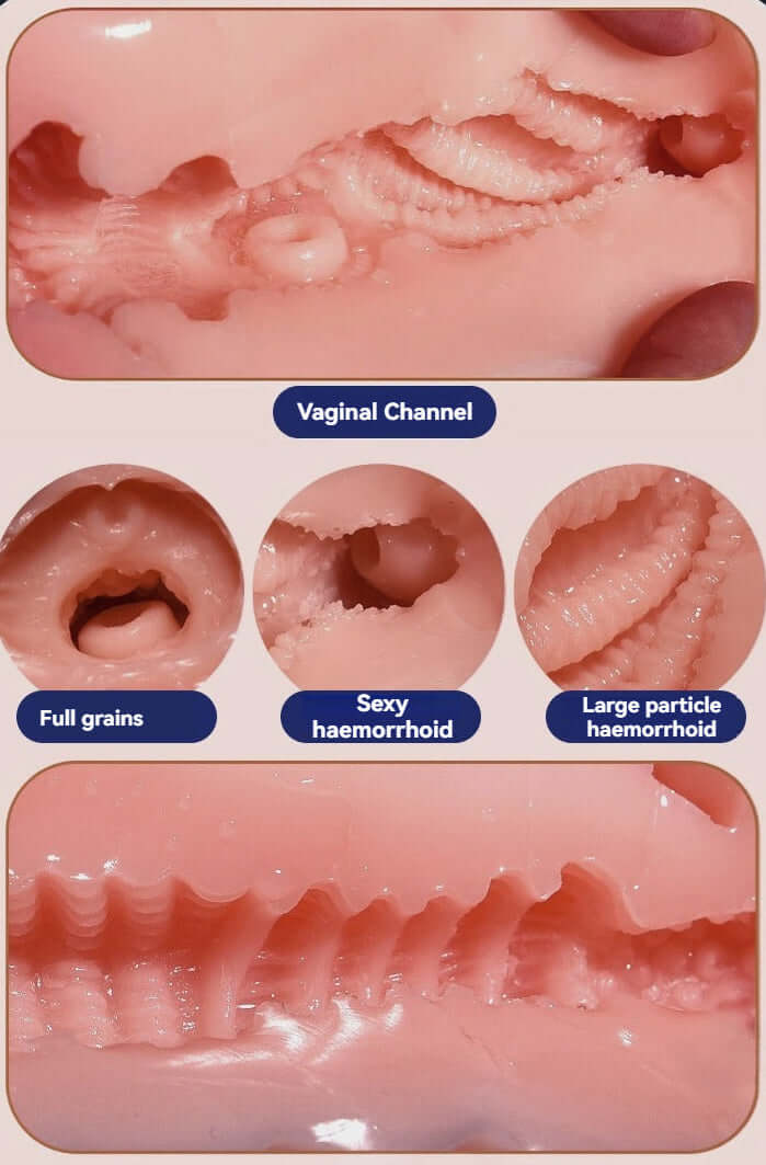Realistic vagina and ass male masturbator product feature overview