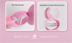 Teasing Kit - Vibrating Nipple Clamps -Adjustable, strong and unbreakable