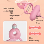 Teasing Kit - Vibrating Nipple Clamps -Multi-convex design Stronger stimulation