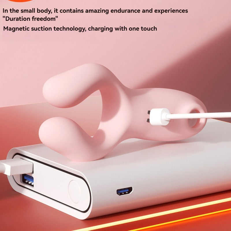 Women's Suction Vibrator 10-Speed-Magnetic suction technology, charging with one touch