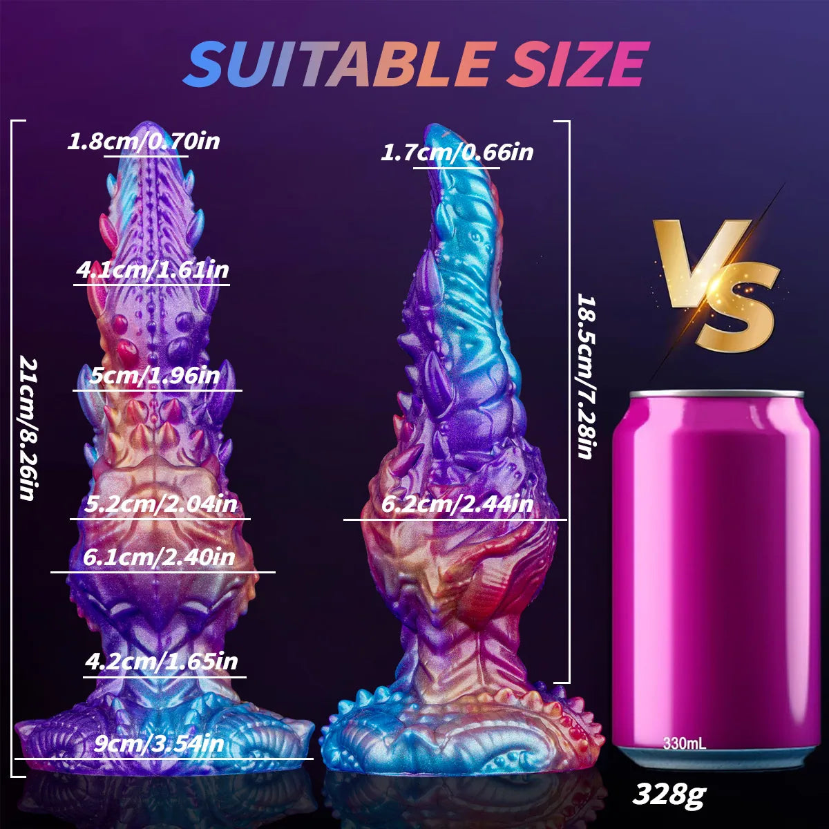 Alien Monster Silicone Realistic Dildo - Sex Toy