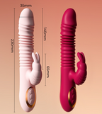 Rabbit Vibrator Extendable, realistic penis-shaped -Introduction to specifications