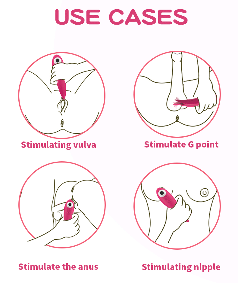 Mermaid Suction Vibrator with Tongue-Licking Stimulation