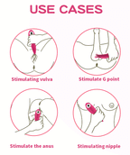 Mermaid Suction Vibrator with Tongue-Licking Stimulation