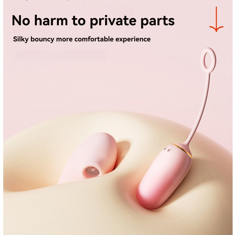 10 vibration rhythms-Clitoral Suction Vibrator with Remote Wearable Egg Vibrator