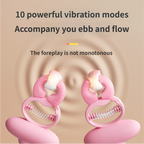 Teasing Kit - Vibrating Nipple Clamps -10 Powerful Vibration Modes for Tailored Stimulation