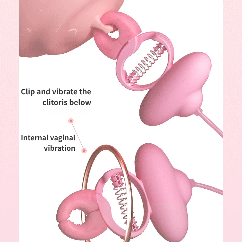 Teasing Kit - Vibrating Nipple Clamps -Free hands to unlock N kinds of play easy entry pleasure world