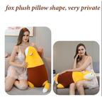 Plush Bear Pillow Automatic Thrusting Dildo displayed with a model, showcasing its discreet plush design.