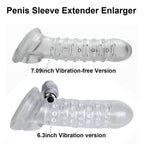 Penis Sleeve Extender Total Length and  Internal Diameter