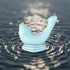 Whale-shaped suction vibrator: G-spot 12 vibration