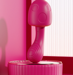 Mushroom Warm Suction Vibrator-G-Spot Massage