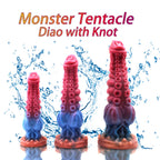Super Soft Large Octopus Knot Dildo - Thick Realistic Tentacle Sex Toy