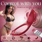 2-in-1 App-Controlled Panty Vibrator & Cock Ring for Couples